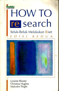 Image of How to research : seluk beluk melakukan riset