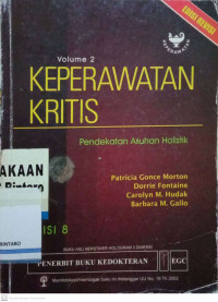Image of Keperawatan Kritis: Pendekatan Asuhan Holistik Vol. 1 & 2