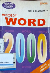 Image of Microsoft Word 2000