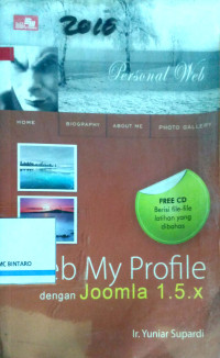Image of Web My Profile dengan Joomla 1.5.X