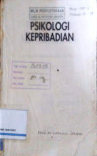 Image of Psikologi kepribadian