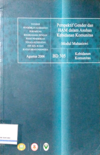 Image of Perspektif Gender dan HAM dalam Asuhan Kebidanan Komunitas: Modul Mahasiswi