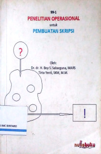 Image of Penelitian operasional untuk pembuatan skripsi