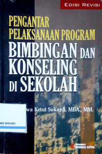 Image of Pengantar Pelaksanaan Program Bimbingan dan Konseling di Sekolah