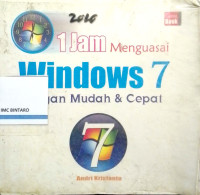 Image of 1 Jam menguasai Windows 7 dengan mudah dan cepet
