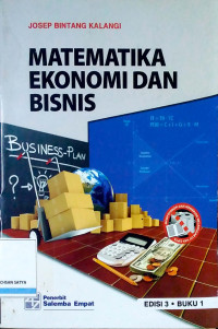 Image of Matematika ekonomi dan bisnis
