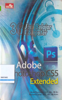 Image of 36 Jam Belajar Komputer Adobe Photoshop CS5 Extended