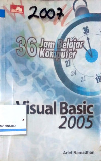 Image of 36 Jam Belajar Komputer Visual Basic 2005