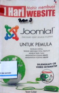 Image of 1 Hari Membuat Website: Mudahnya Membuat Website dengan Joomla 1.15
