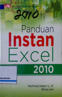 Image of Panduan Instan Excel 2010