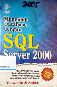 Image of Mengolah Database dengan SQL Server 2000
