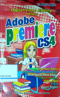 Image of Digital video editing dengan adobe premiere CSR4
