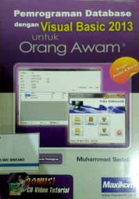 Image of Pemograman dengan visual basic 2013 untuk orang awam