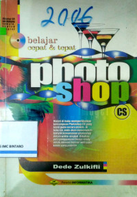 Image of Belajar cepat Photo Shop