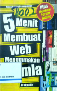 Image of 5 Menit membuat web menggunakan Joomla