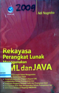 Image of Rekayasa Perangkat menggunkan UML dan Java