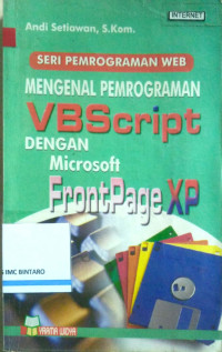 Image of Seri Pemrograman web Mengenal VBScript dengan Microsoft FrontPage XP