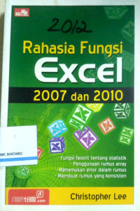 Image of Rahasia fungsi Excel 2007 dan 2010