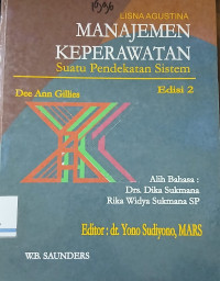 Image of Manajemen keperawatan: Suatu pendekatan sistem