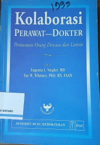 Image of Kolaborasi perawat-dokter: Perawatan orang dewasa dan lansia