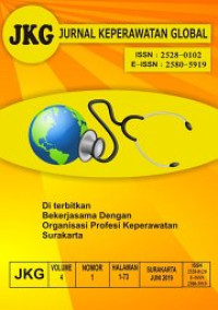 Image of [E-JOURNAL] JKG (Jurnal Keperawatan Global)